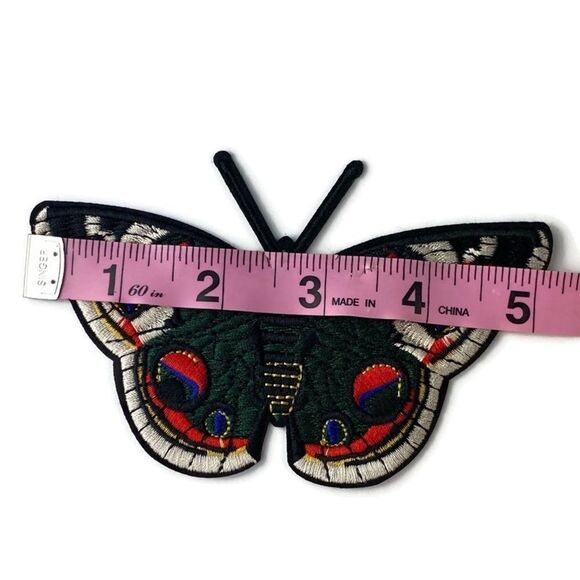 Moth Embroidered Patch - Picture 3 of 4